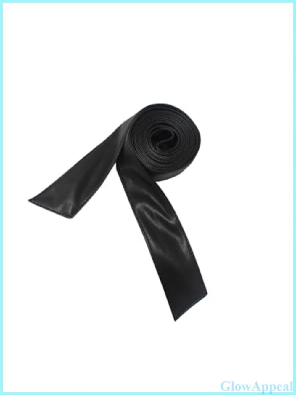 Faux Leather Sash Belt Tie Obi Waist Wrap for Dress Coat